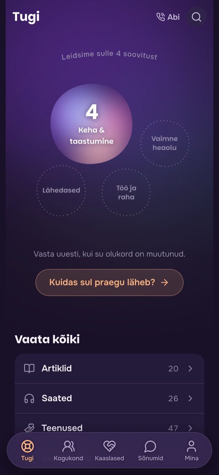 Äpi avaleht Tugi: leidsime sulle 4 soovitust teemas keha ja taastumine